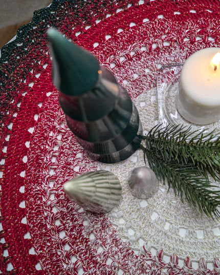 Häkel-Set Weihnachtsdeckchen "So viel Heimlichkeit" | Gratis-Anleitung (PDF) + Bobbelgarn