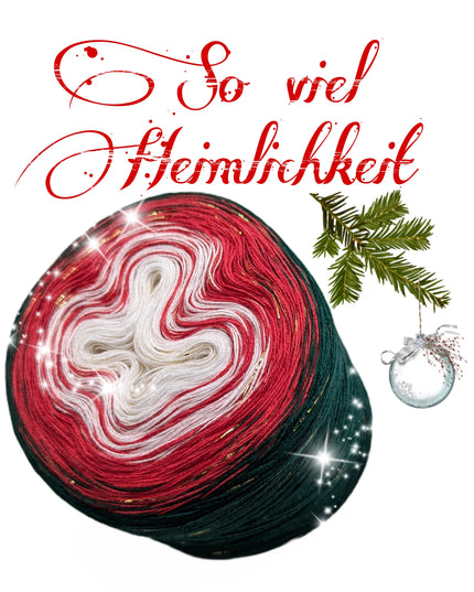 Häkel-Set Weihnachtsdeckchen "So viel Heimlichkeit" | Gratis-Anleitung (PDF) + Bobbelgarn