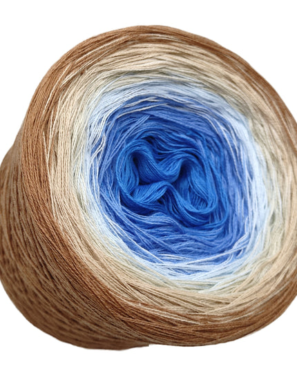 Farbverlaufsgarn Bobbel "Sandstrand"