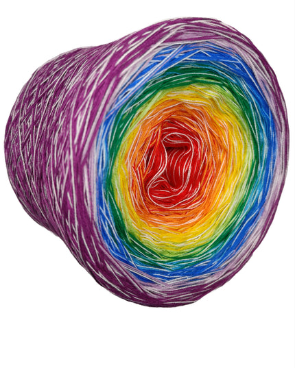Farbverlaufsgarn Bobbel "Regenbogenfarben"