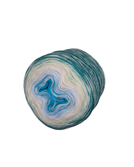 Bobbel Farbverlaufsgarn "Aquamarin"