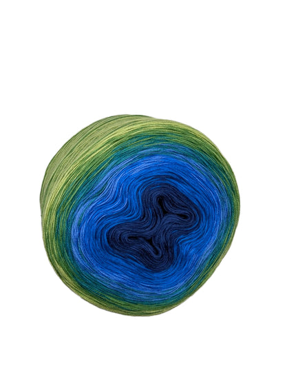 Bobbel Farbverlaufsgarn "Waldsee"