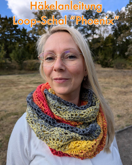 Häkelanleitung Loop-Schal "Phoenix"