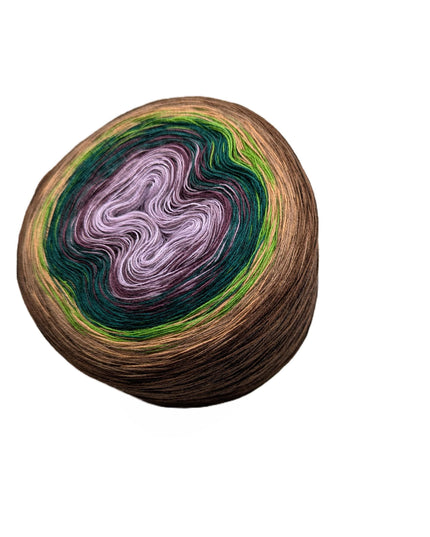 Bobbel Farbverlaufsgarn "Waldgeheimnis"