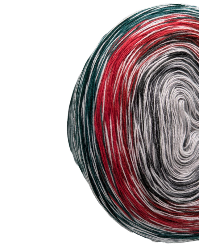 Bobbel Farbverlaufsgarn "Winterbeere"