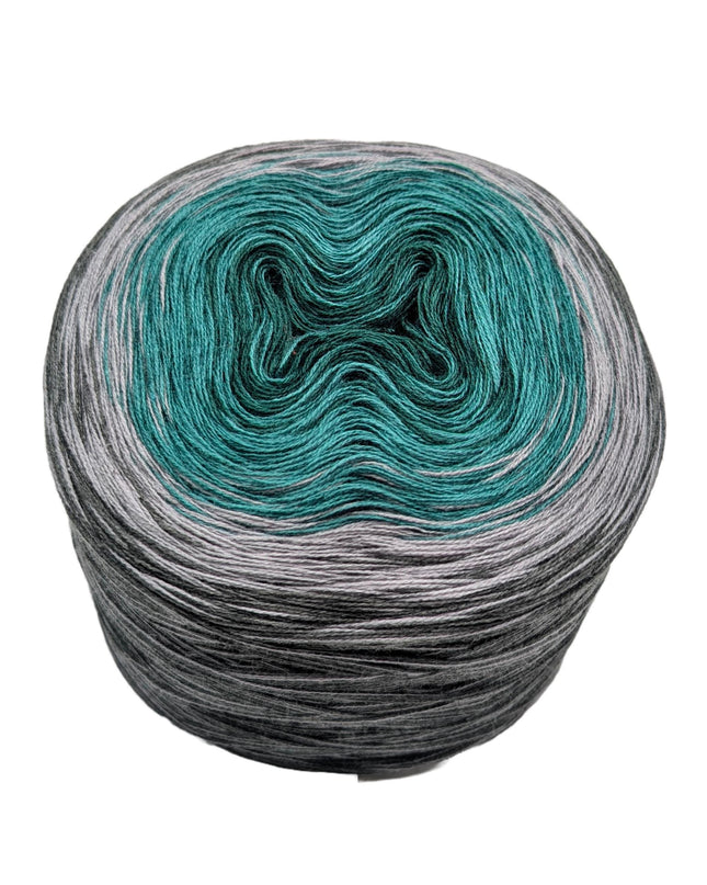 Bobbel Farbverlaufsgarn "Smaragdschatten"