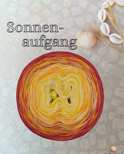 Farbverlaufsgarn Bobbel "Sonnenaufgang"