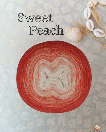 Bobbel Farbverlaufsgarn "Sweet Peach"