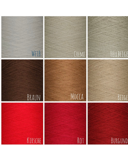 Farbverlaufsgarn Uni - Bobbel, einfarbig