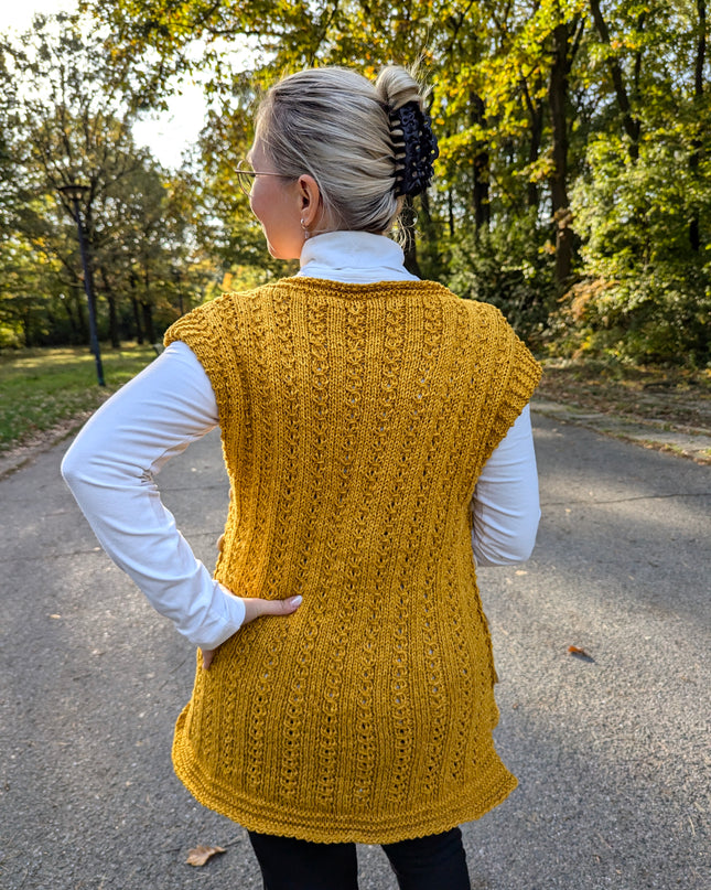 Strickanleitung Pullunder "Amber" (PDF)