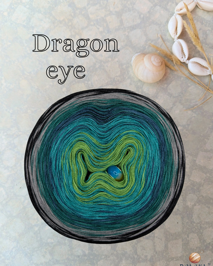 Bobbel Farbverlaufsgarn "Dragon eye"