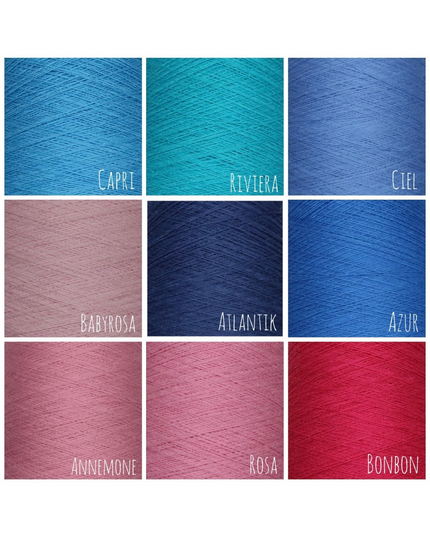 Farbverlaufsgarn Uni - Bobbel, einfarbig