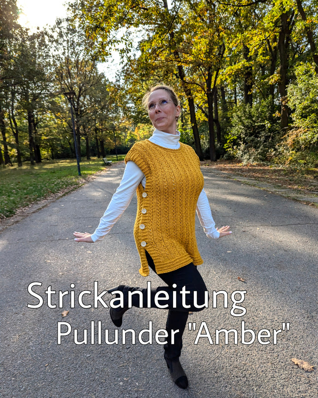 Strickanleitung Pullunder "Amber" (PDF)