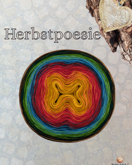 Bobbel Farbverlaufsgarn "Herbstpoesie"
