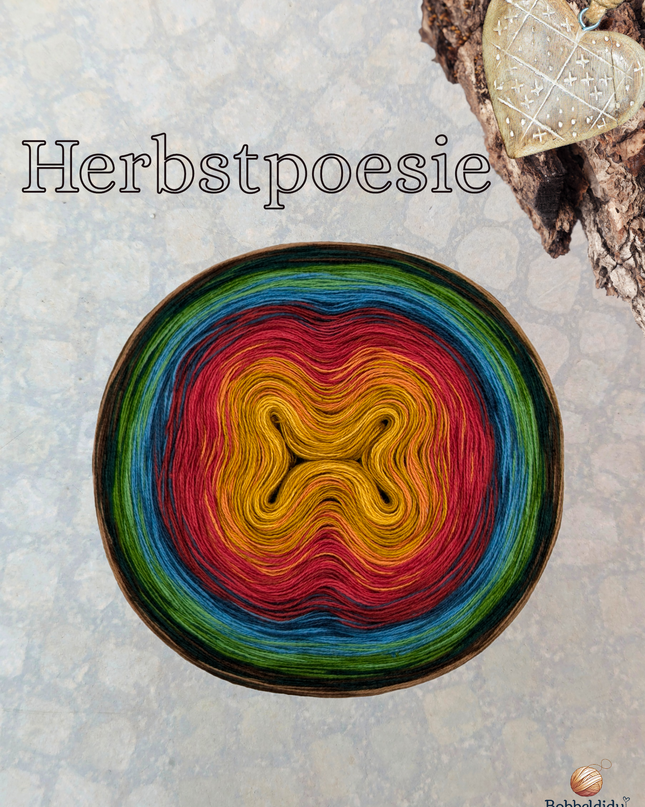 Bobbel Farbverlaufsgarn "Herbstpoesie"