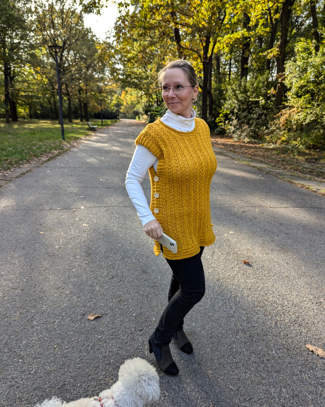 Strickanleitung Pullunder "Amber" (PDF)