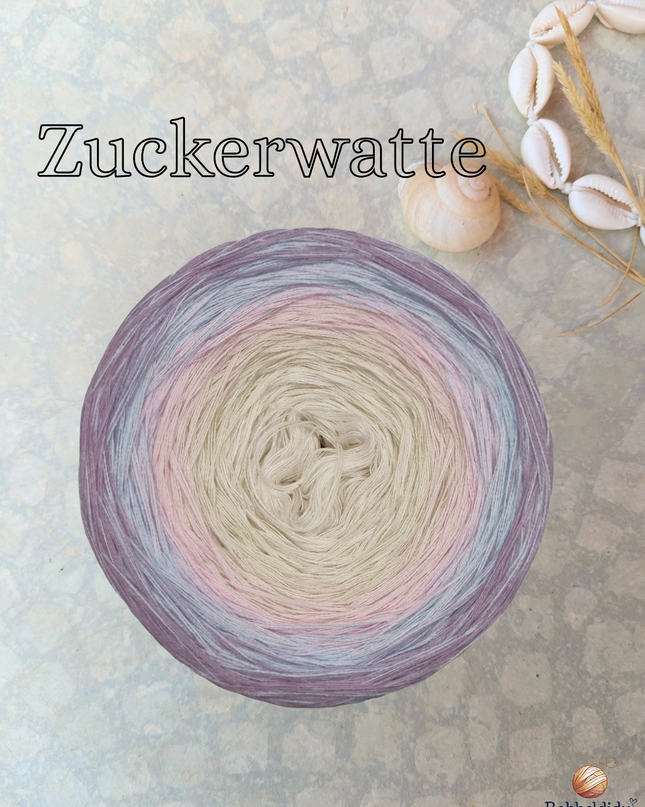 Farbverlaufsgarn Bobbel "Zuckerwatte"