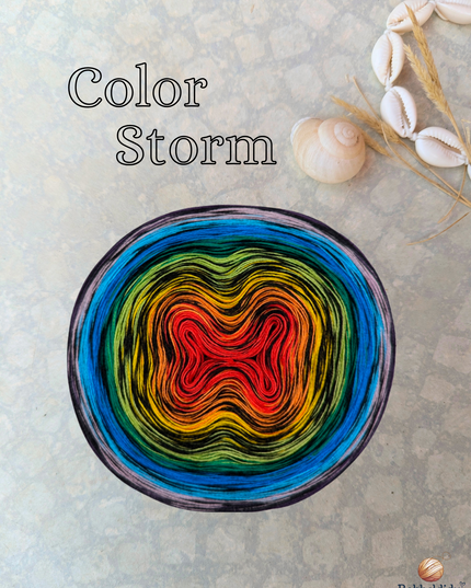 Bobbel Farbverlaufsgarn "Color Storm"