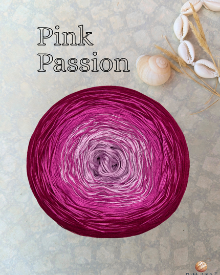 Farbverlaufsgarn Bobbel "Pink passion"