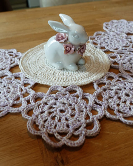 Häkelanleitung Tischset "Blütenzeit" (PDF)