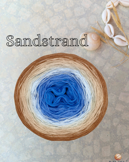 gradient yarn Bobbel "Sandstrand"