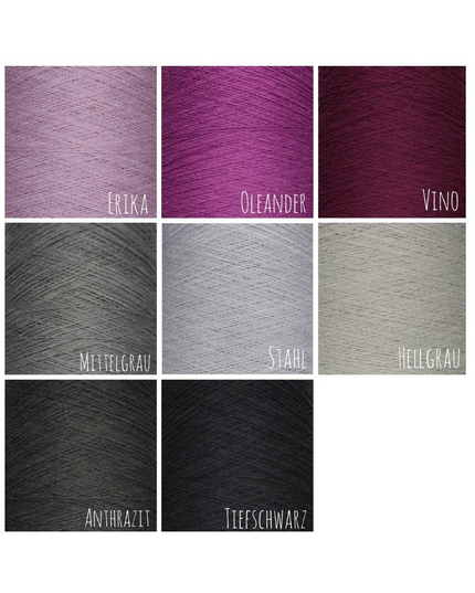 Farbverlaufsgarn Uni - Bobbel, einfarbig