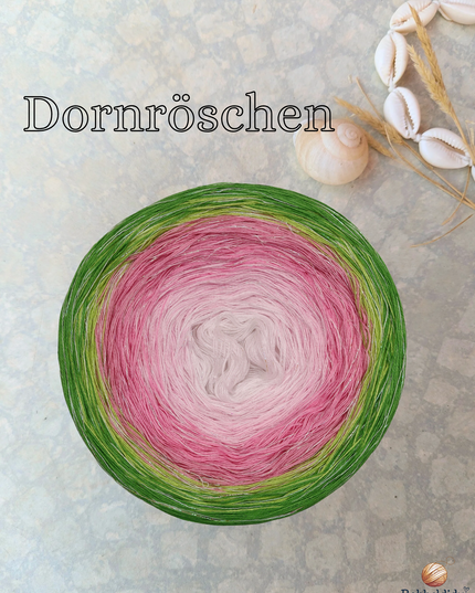 gradient yarn bobbin "Sleeping Beauty"