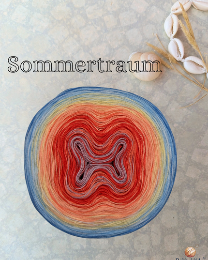 Bobbel Farbverlaufsgarn "Sommertraum"