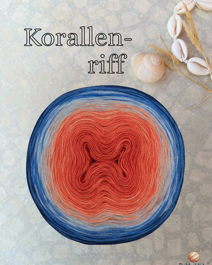 Bobbel Farbverlaufsgarn "Korallenriff"