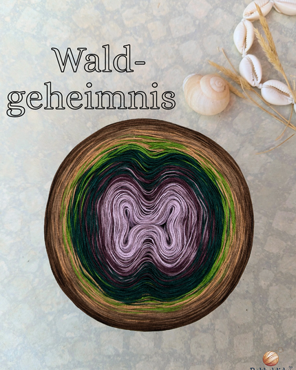Bobbel Farbverlaufsgarn "Waldgeheimnis"