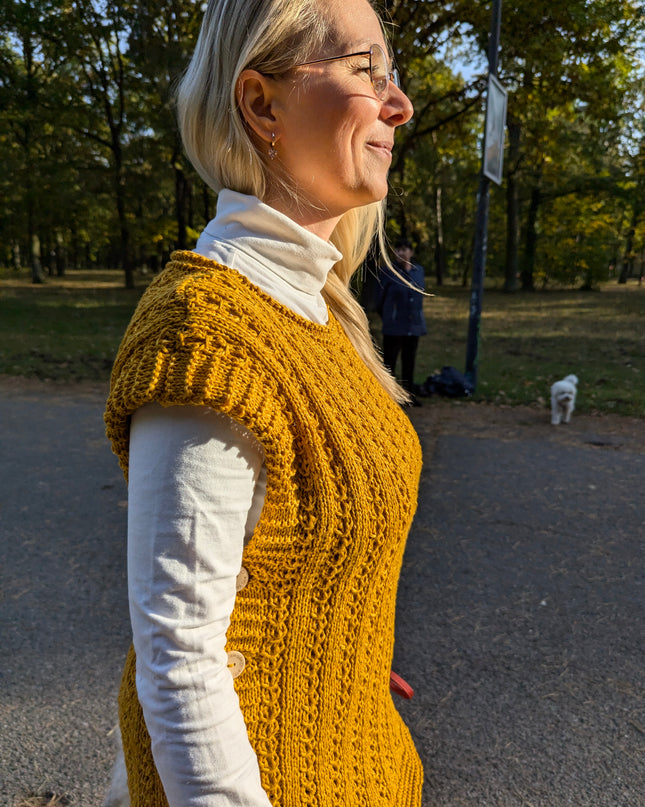 Strickanleitung Pullunder "Amber" (PDF)