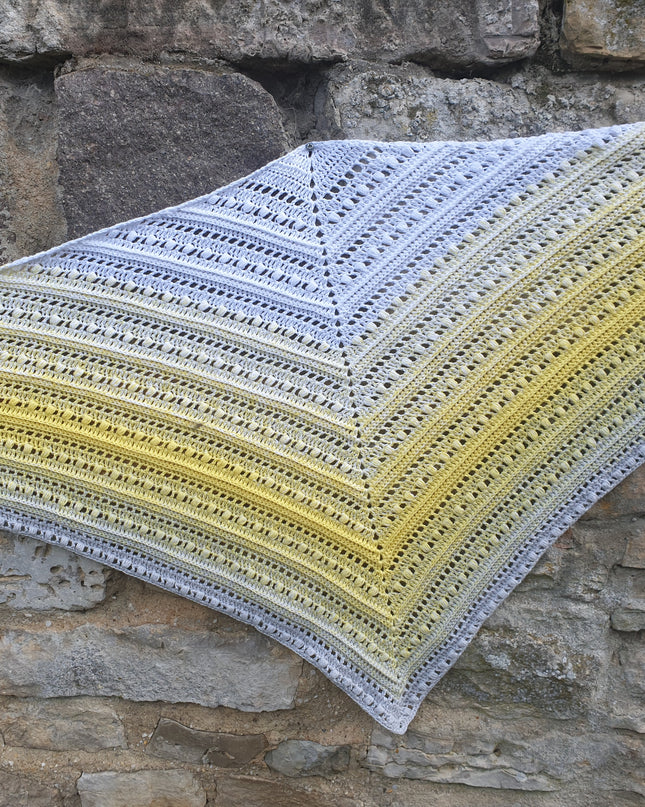 Häkel-Set Dreieckstuch "Amalia" | Gratis-Anleitung (PDF) + Bobbelgarn