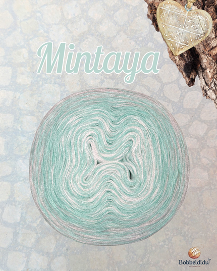 Bobbel Farbverlaufsgarn von Mint bis Grau 