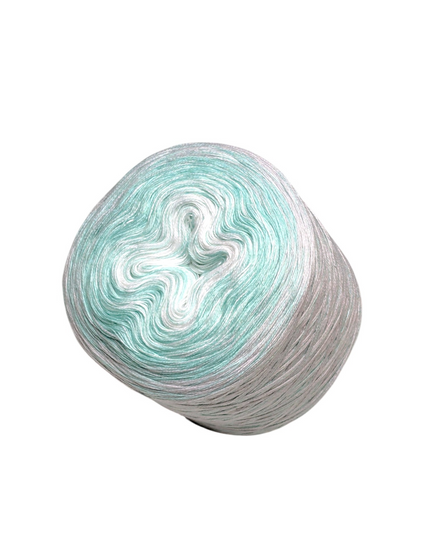 Bobbel Farbverlaufsgarn von Mint bis Grau 