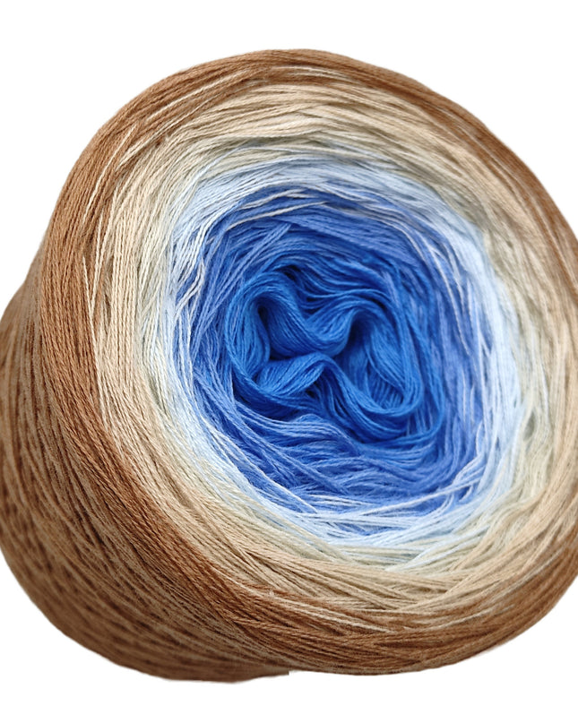 Farbverlaufsgarn Bobbel "Sandstrand"