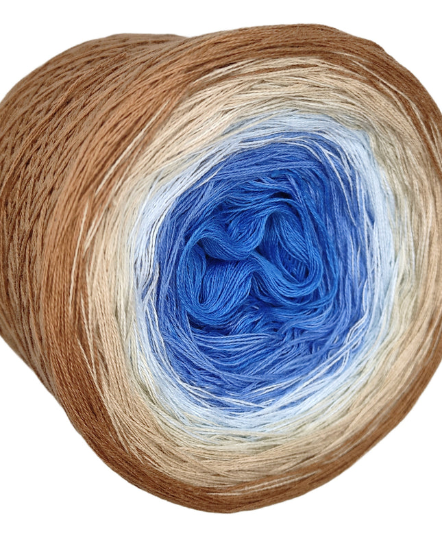 Farbverlaufsgarn Bobbel "Sandstrand"