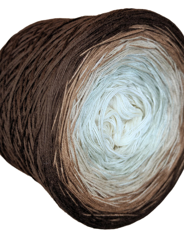gradient yarn Bobbel "Cappuccino"