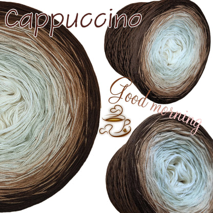 Farbverlaufsgarn Bobbel "Cappuccino"