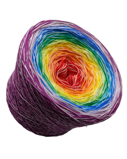 Farbverlaufsgarn Bobbel "Regenbogenfarben"