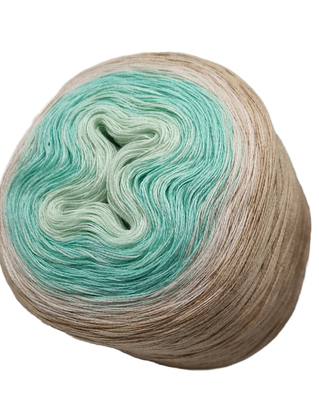Bobbel Farbverlaufsgarn "Südsee"
