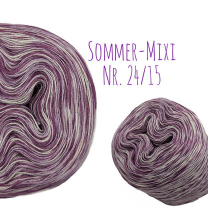 Bobbel Farbverlaufsgarn meliert "Sommer-Mixi Nr. 24/15"