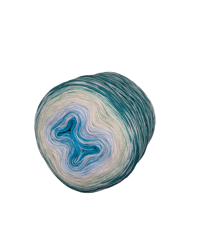 Bobbel Farbverlaufsgarn "Aquamarin"
