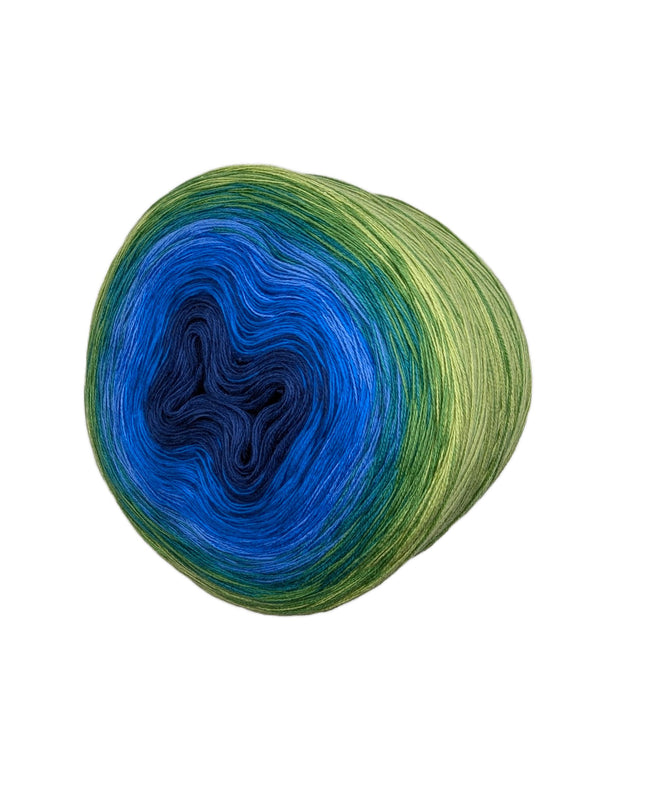 Bobbel Farbverlaufsgarn "Waldsee"