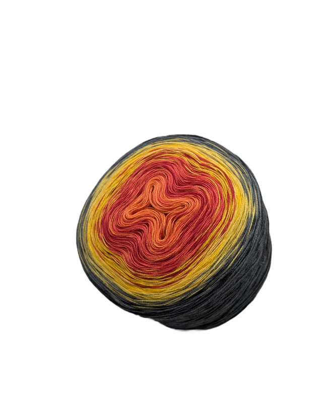 Bobbel gradient yarn "Phoenix"