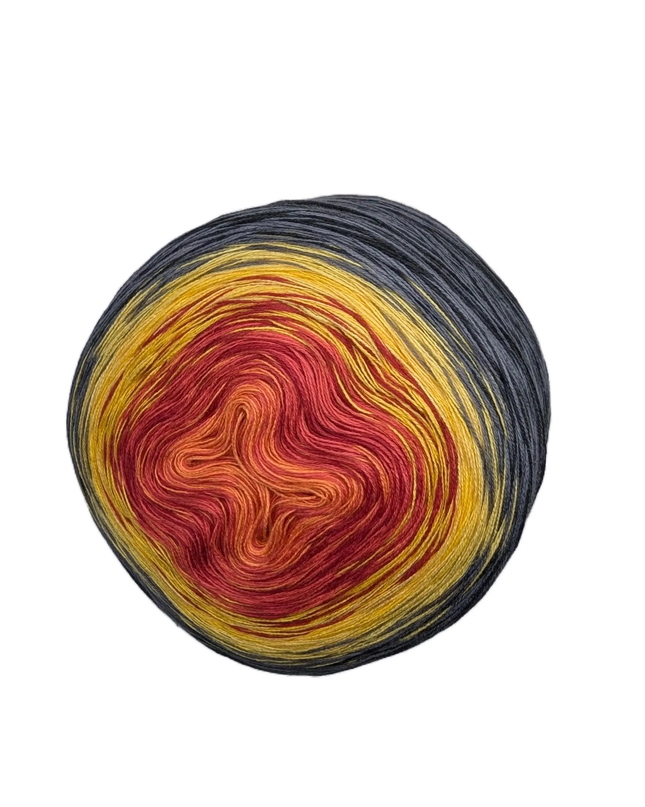 Bobbel gradient yarn "Phoenix"