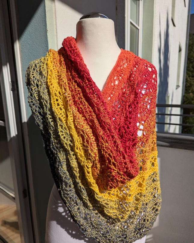 Häkelanleitung Loop-Schal "Phoenix"