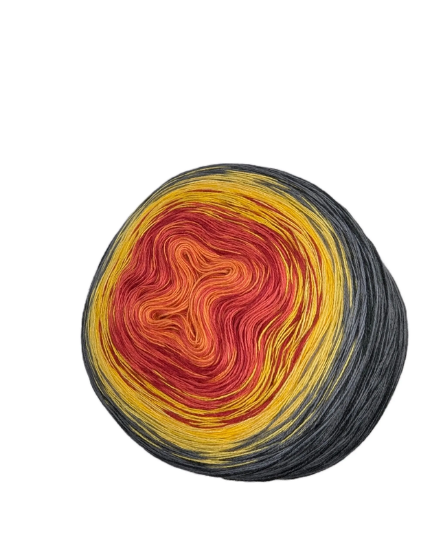 Bobbel gradient yarn "Phoenix"
