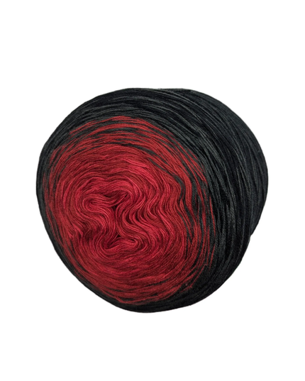 Bobbel gradient yarn "Vampire Kiss"