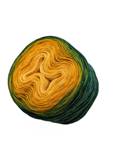 Bobbel Farbverlaufsgarn "Goldener Kürbis"