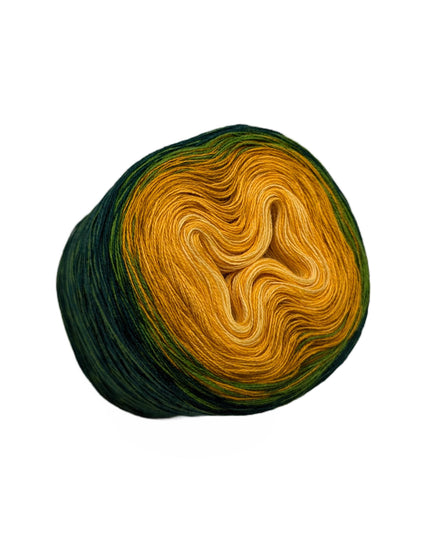 Bobbel Farbverlaufsgarn "Goldener Kürbis"